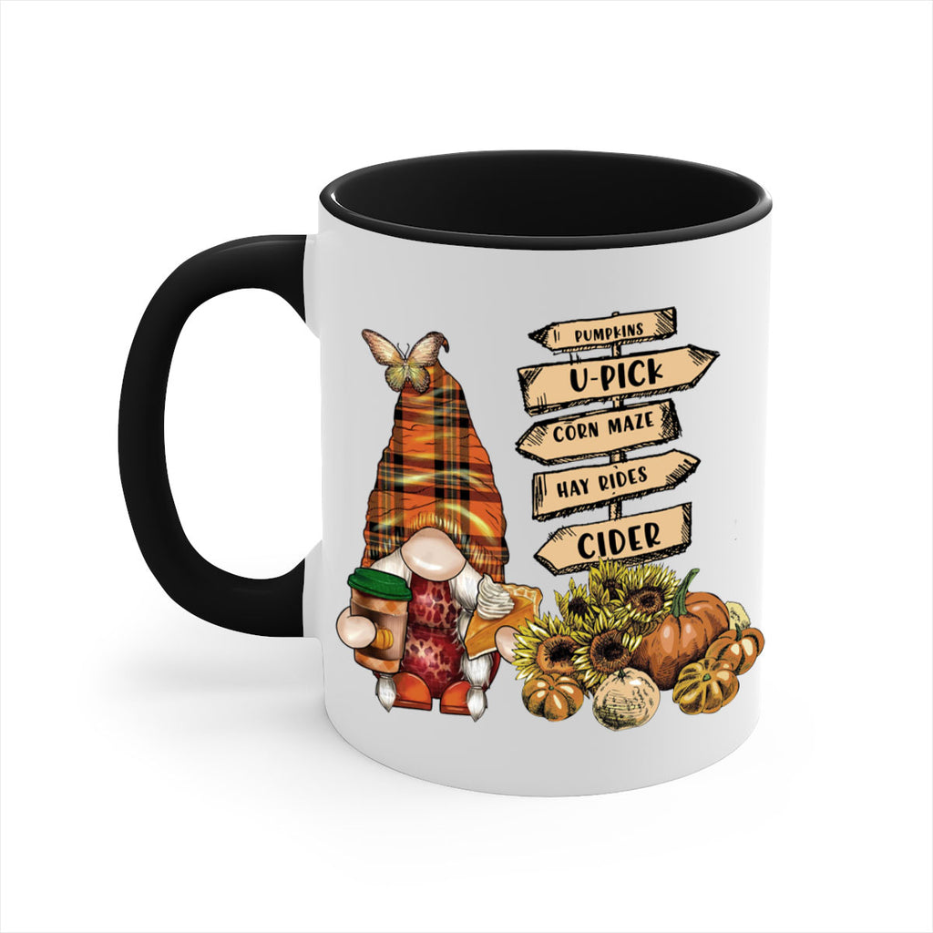 VintageFallGnome 625#- fall-Mug / Coffee Cup