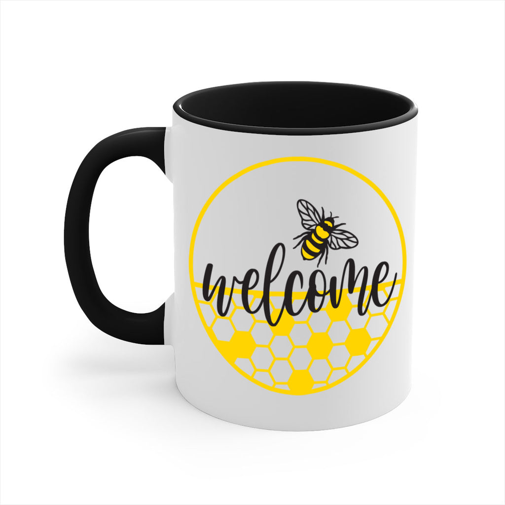 Welcome Bee and hive567#- spring-Mug / Coffee Cup