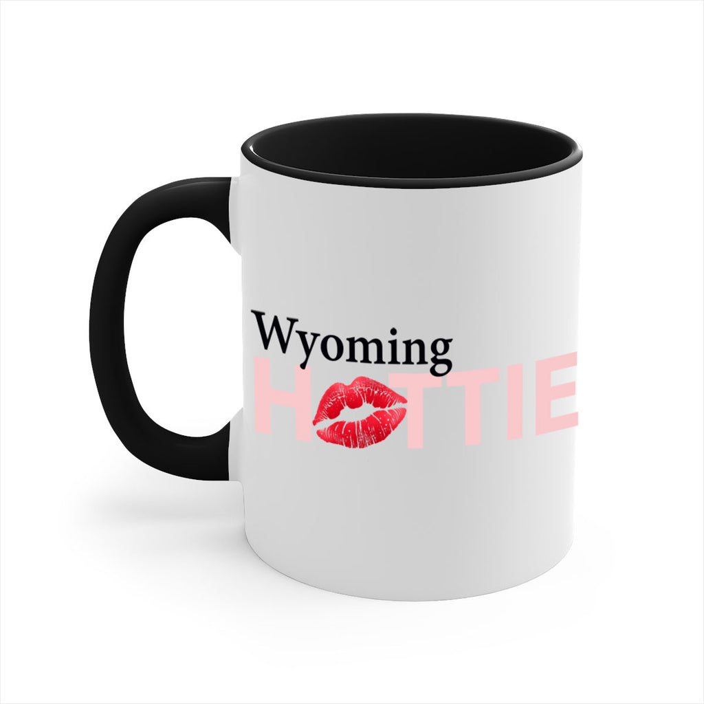 Wyoming Hottie With Red Lips 50#- Hottie Collection-Mug / Coffee Cup