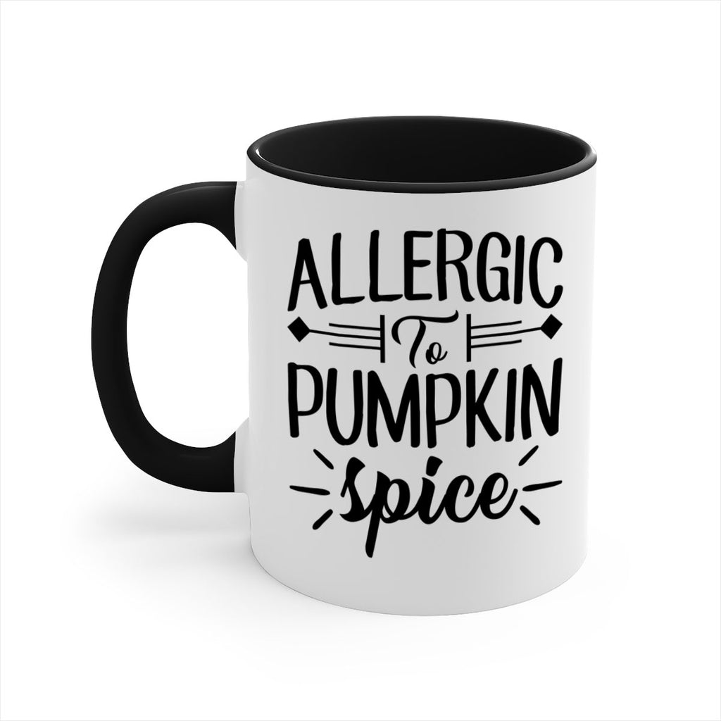 allergic to pumpkin spice 7#- fall-Mug / Coffee Cup