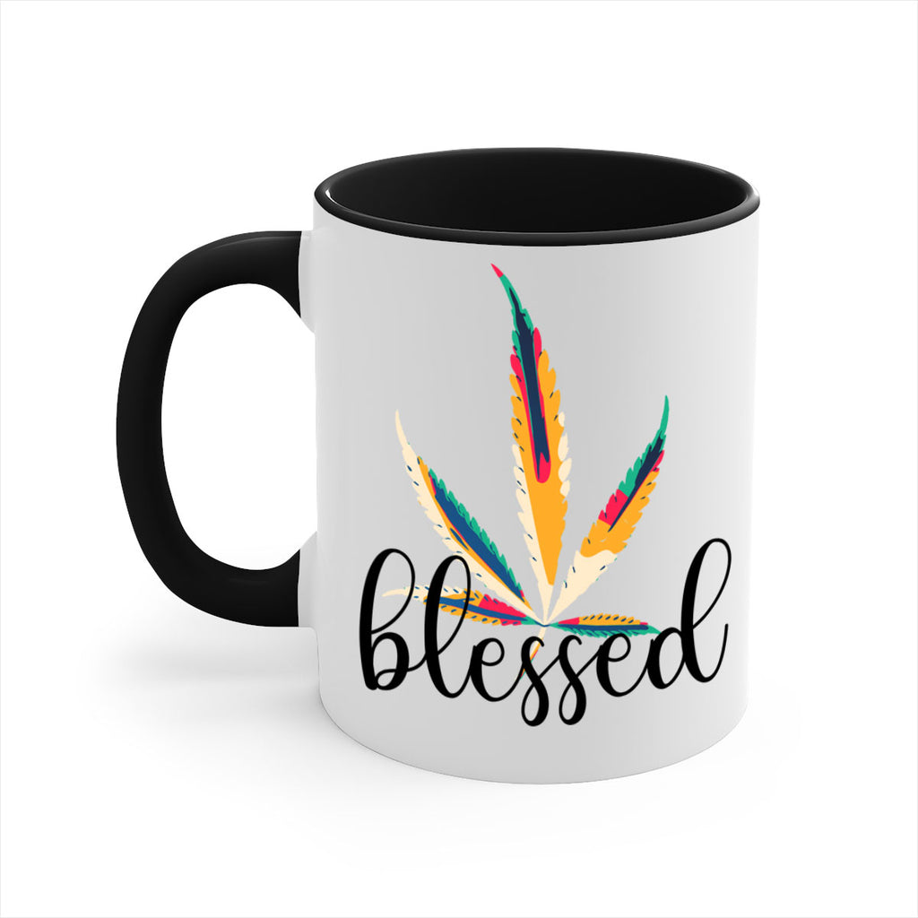 blessed colorful 19#- marijuana-Mug / Coffee Cup