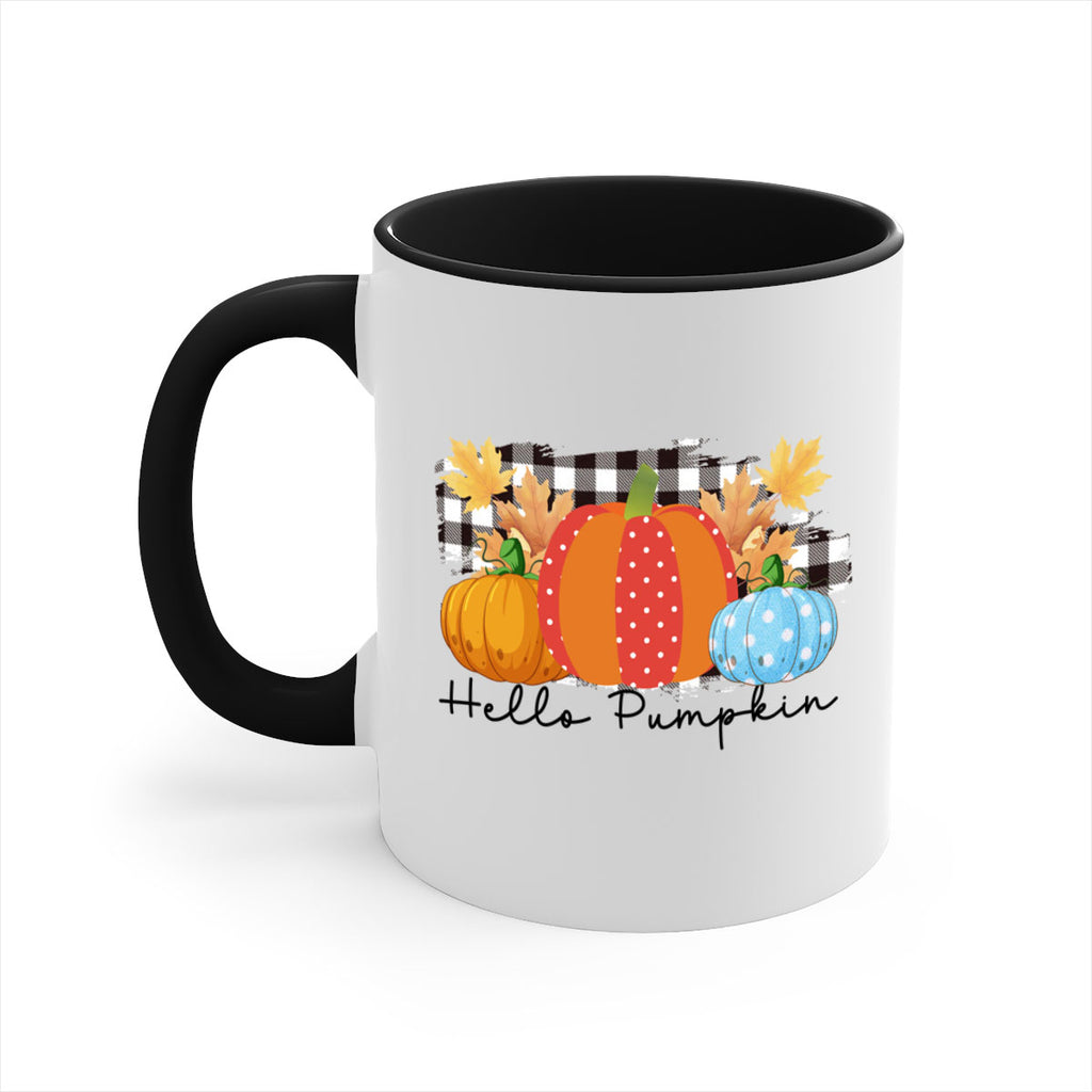 hello pumpkin 290#- fall-Mug / Coffee Cup