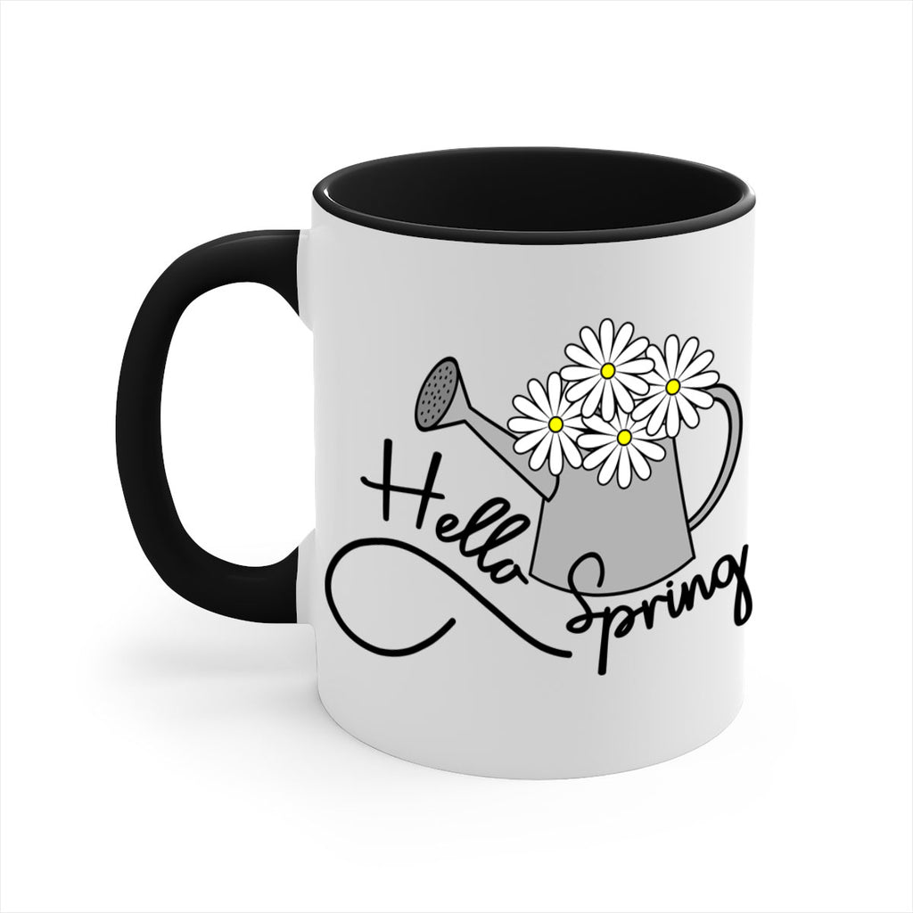 hello spring watering can208#- spring-Mug / Coffee Cup