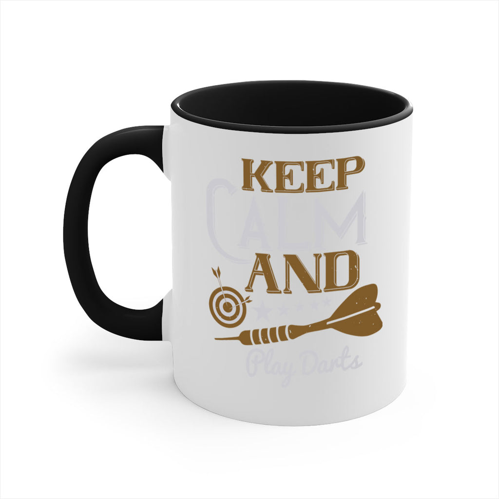 keep calm and play darts 1985#- darts-Mug / Coffee Cup