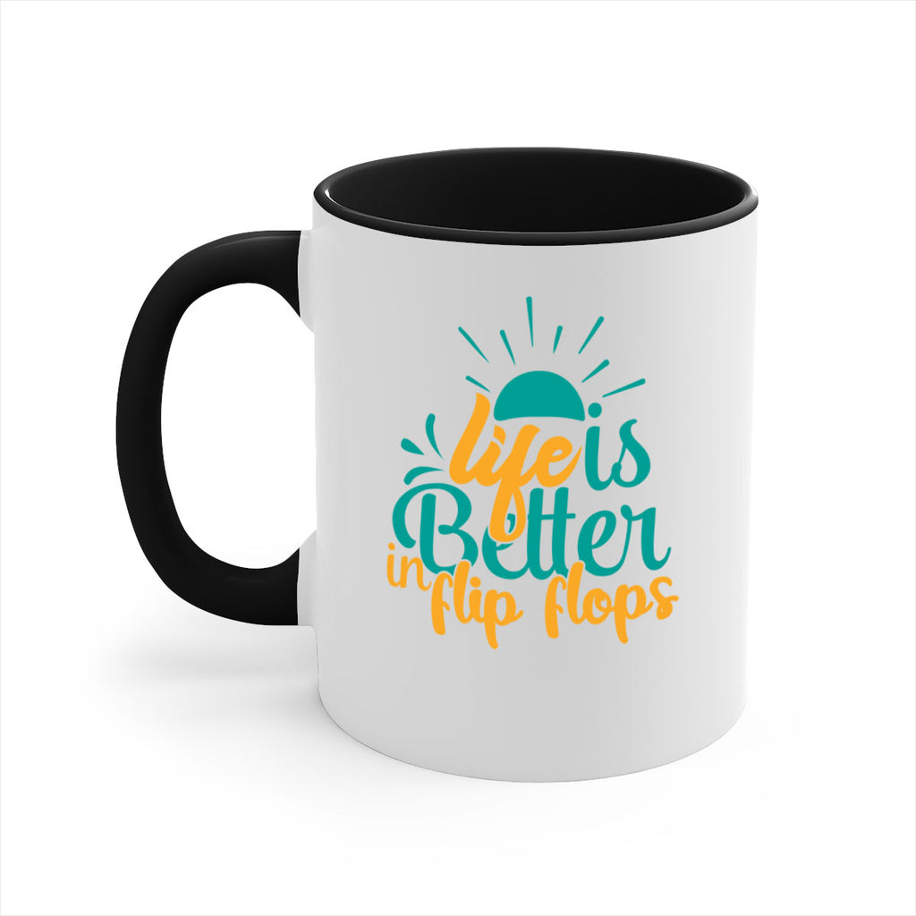 life is better in flip flops Style 90#- Summer-Mug / Coffee Cup