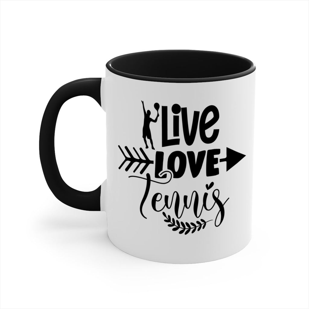 live love Tennis 819#- tennis-Mug / Coffee Cup