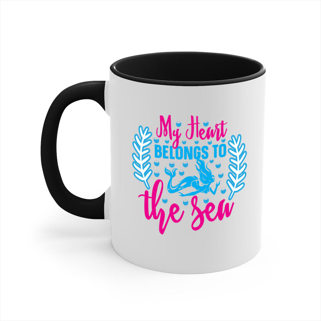 my heart belongs to the sea 516#- mermaid-Mug / Coffee Cup