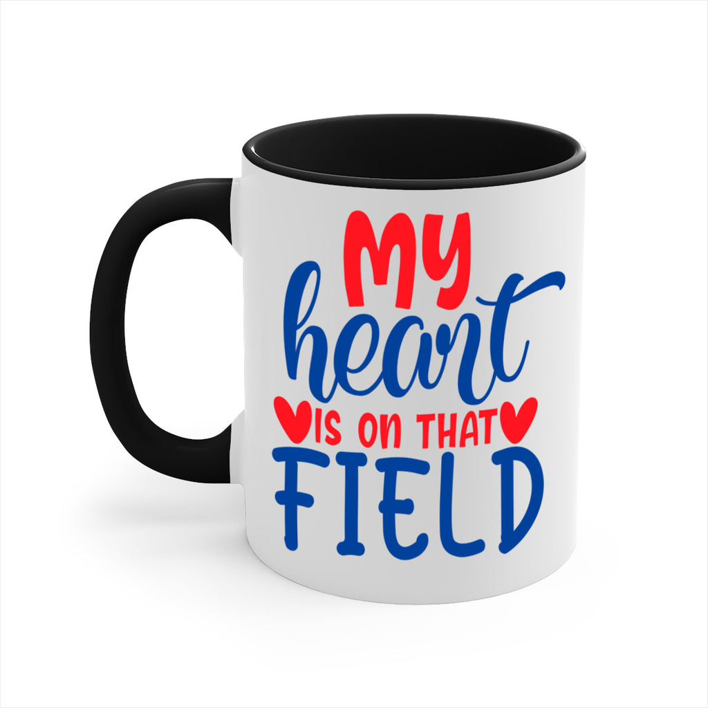 my heart is on that field 2050#- baseball-Mug / Coffee Cup