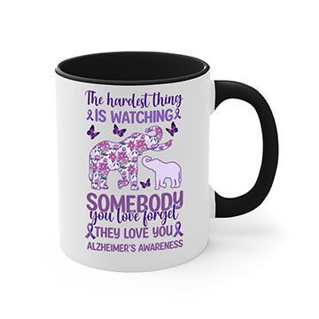 AlzheimerS Awareness Purple Elephant 16#- alzheimers-Mug / Coffee Cup
