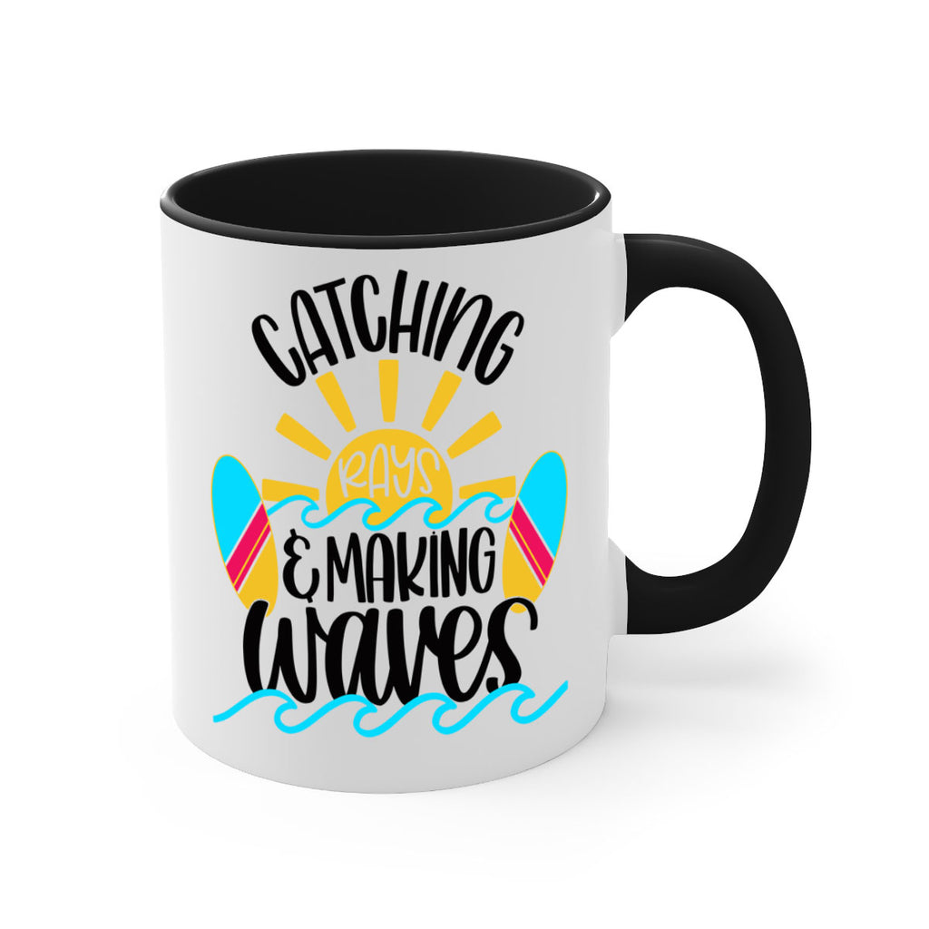 Catching Rays Making Waves Style 49#- Summer-Mug / Coffee Cup