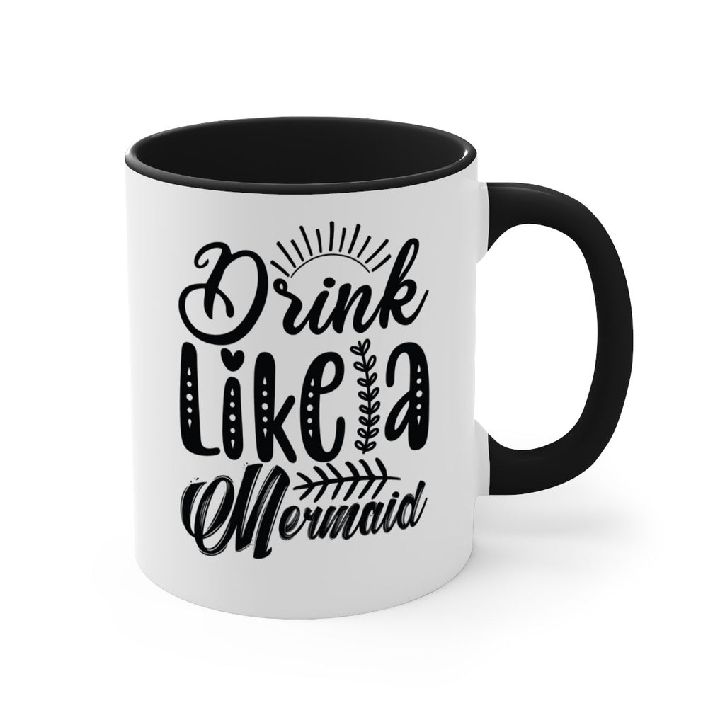 Drink Like a Mermaid 152#- mermaid-Mug / Coffee Cup