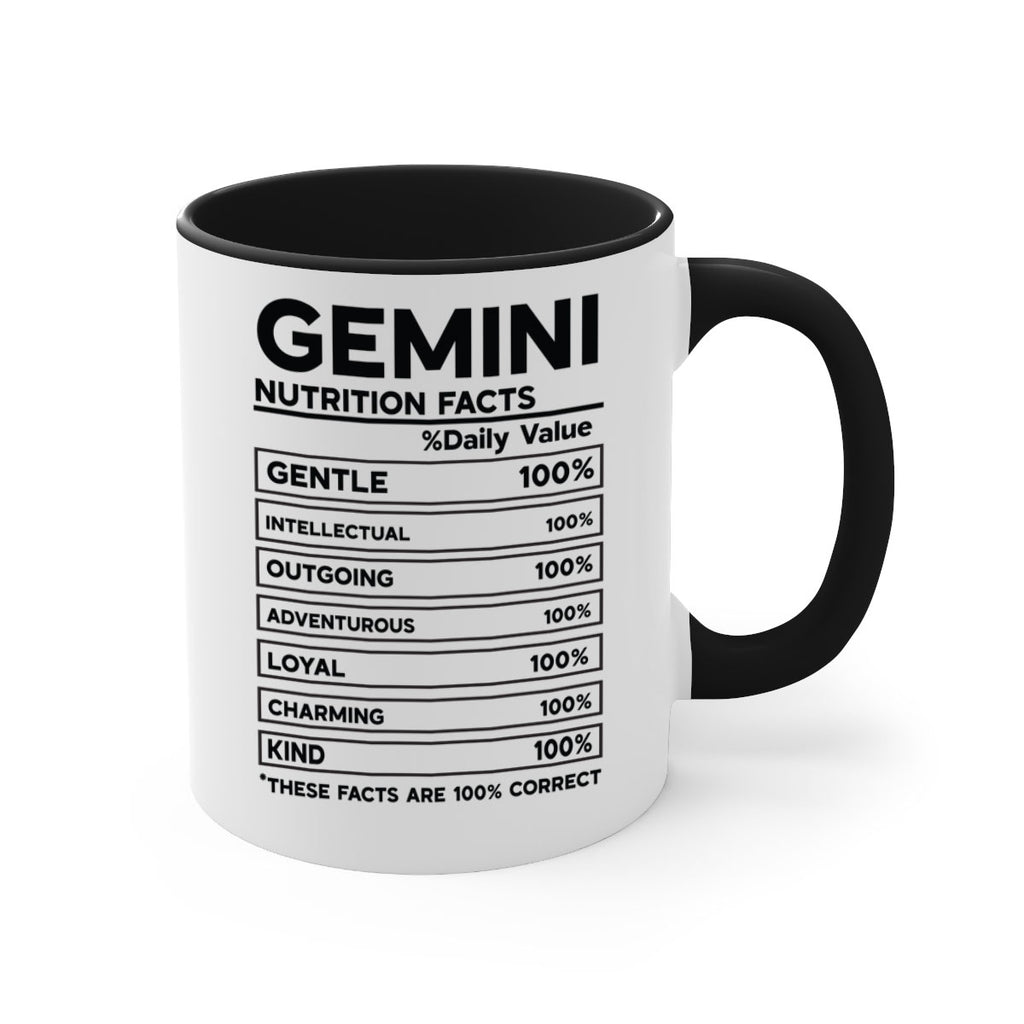 Gemini Nutrition Facts 220#- zodiac-Mug / Coffee Cup