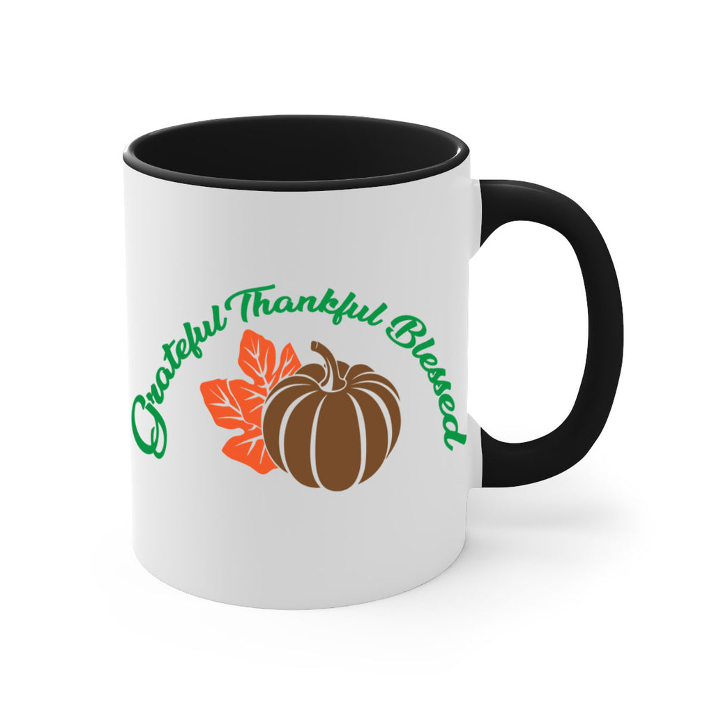 Grateful Thankful Blessed 214#- fall-Mug / Coffee Cup