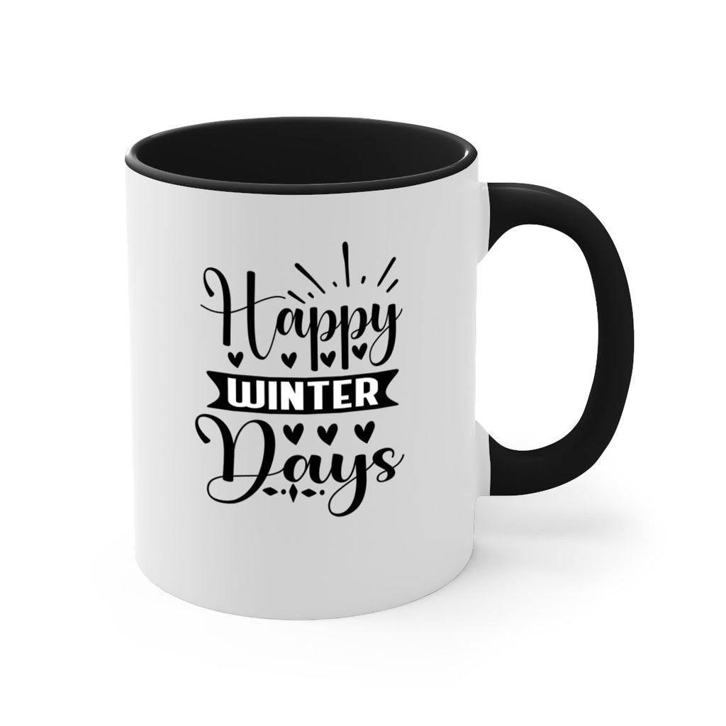 Happy Winter Days 125#- winter-Mug / Coffee Cup