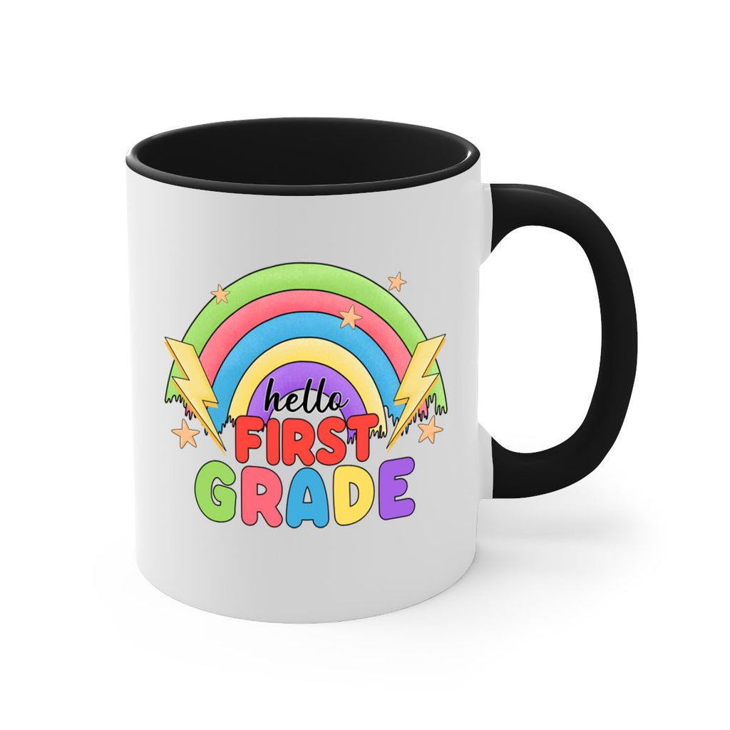 Hello 1st Grade Rainbow 13#- First Grade-Mug / Coffee Cup