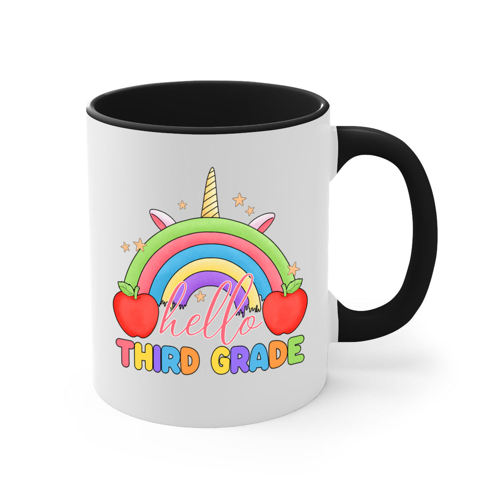 Hello 3rd Grade Unicorn Rainbow 13#- Third Grade-Mug / Coffee Cup