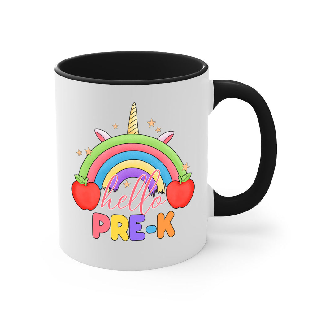 Hello PreK Unicorn Rainbow 7#- preK-Mug / Coffee Cup