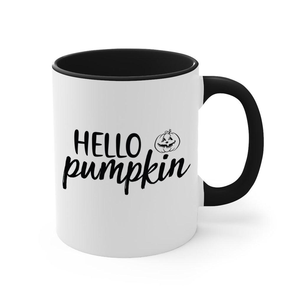Hello Pumpkin 286#- fall-Mug / Coffee Cup