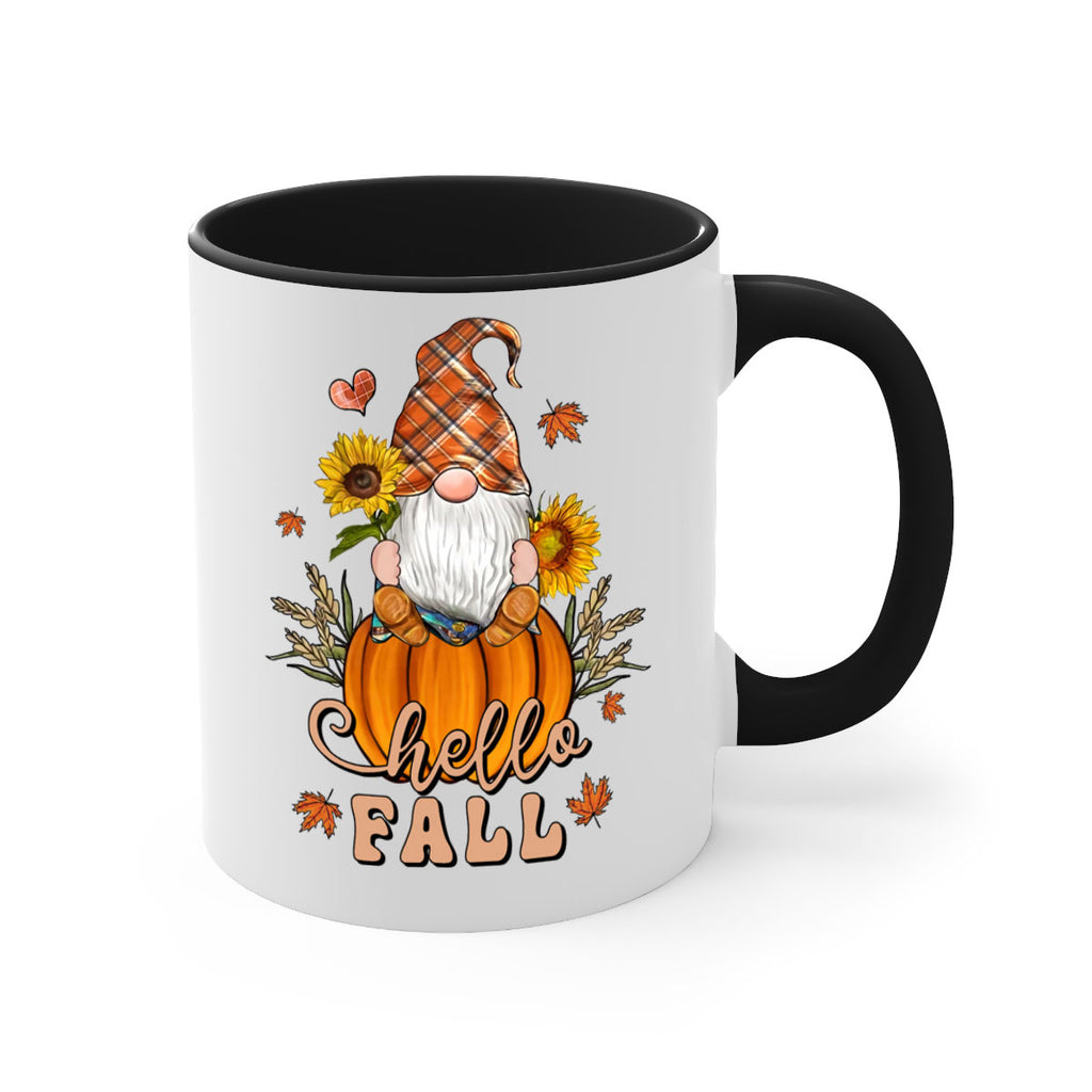 HelloFallAutumnGnome 298#- fall-Mug / Coffee Cup