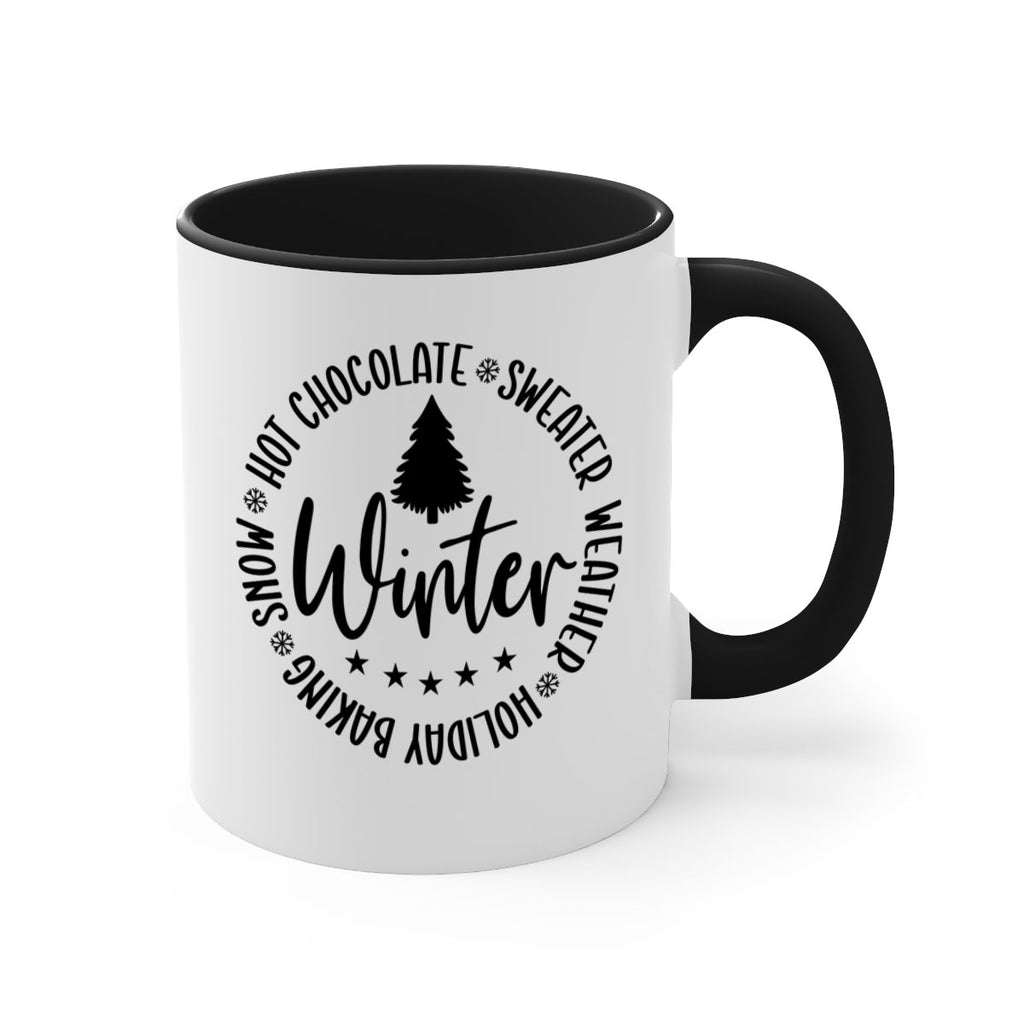 Hot Chocolate Sweater Weather Holiday Baking Snows196#- winter-Mug / Coffee Cup