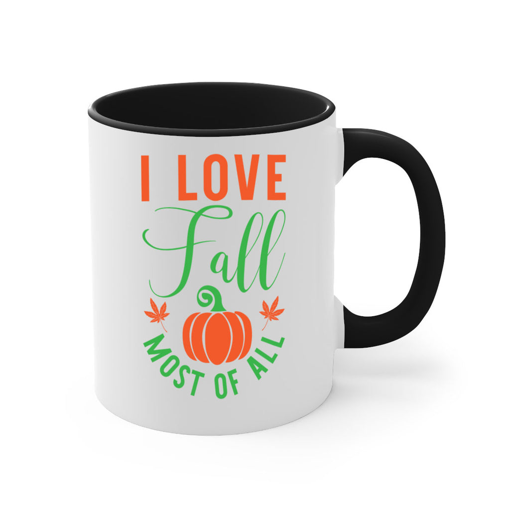 I Love Fall Most of All 331#- fall-Mug / Coffee Cup