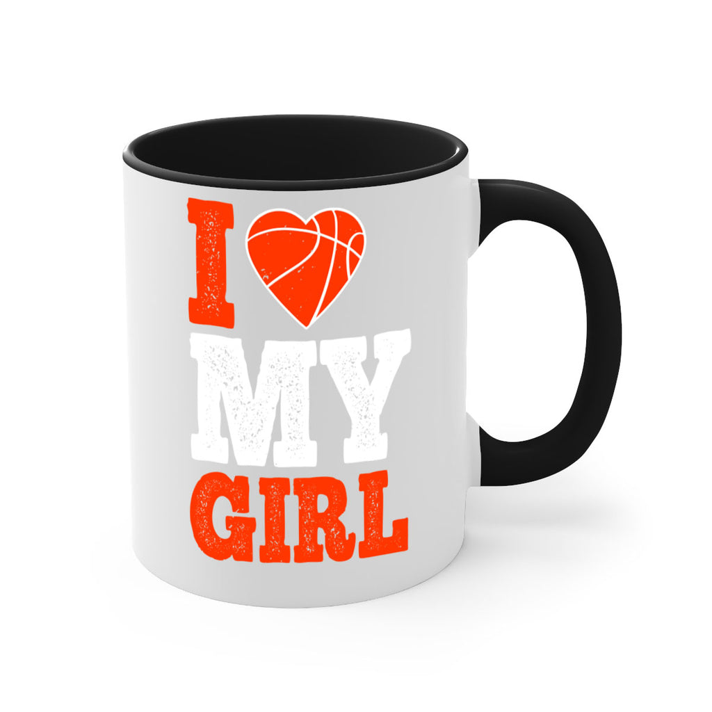 I love my girl 2244#- basketball-Mug / Coffee Cup