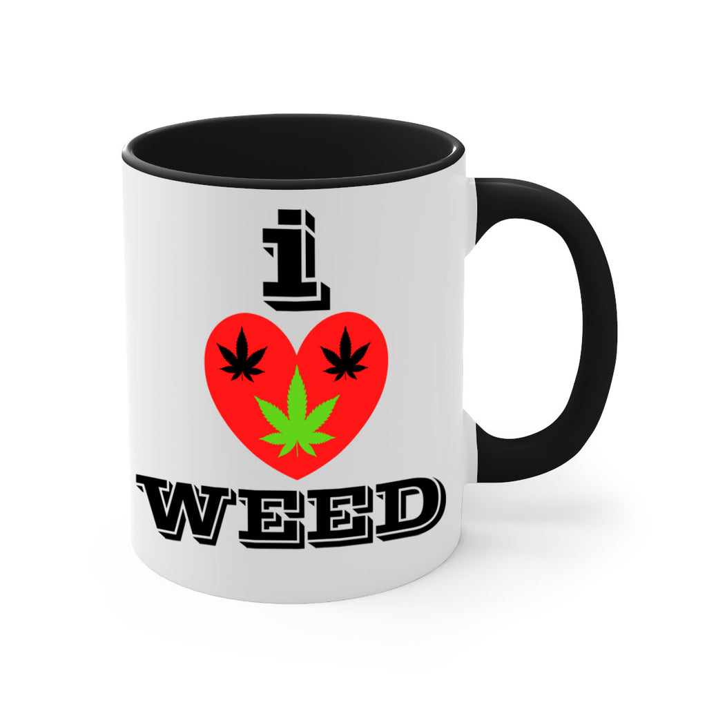 I love weed 128#- marijuana-Mug / Coffee Cup
