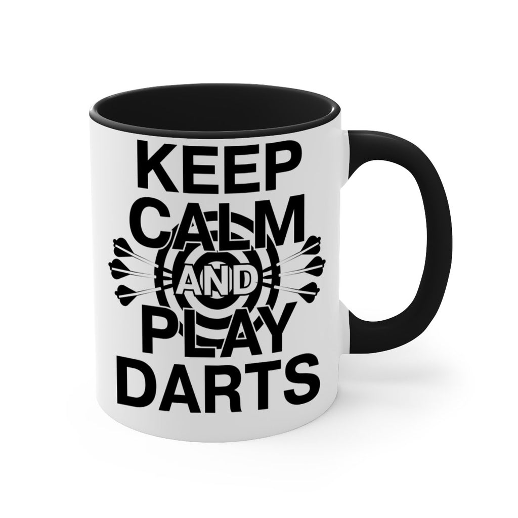 Keep calm And play Darts 961#- darts-Mug / Coffee Cup