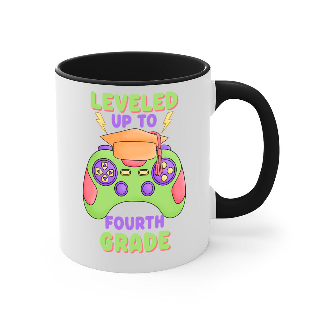 Leveled up to 4th Grade 16#- 4th grade-Mug / Coffee Cup