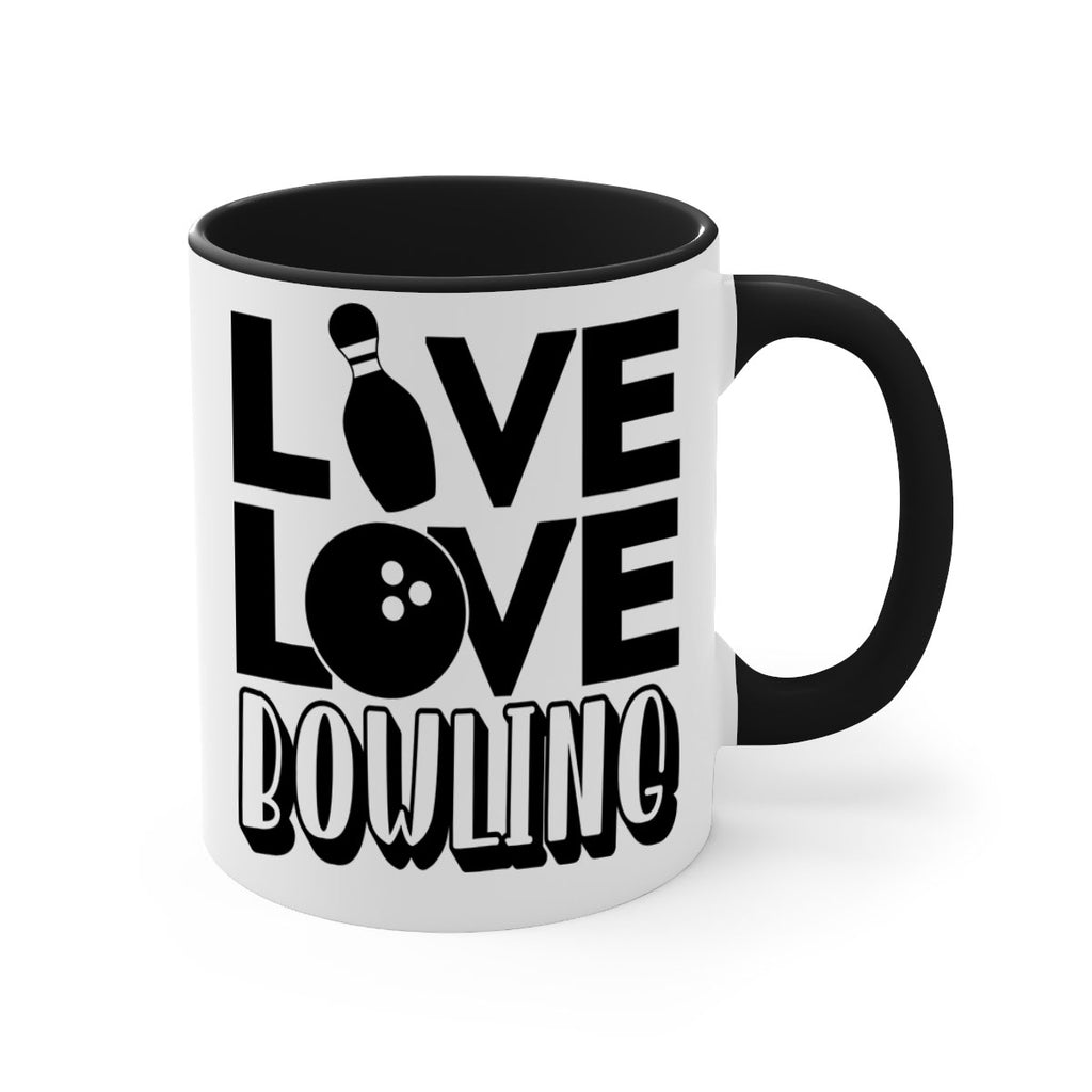 Live Love Bowling 833#- bowling-Mug / Coffee Cup