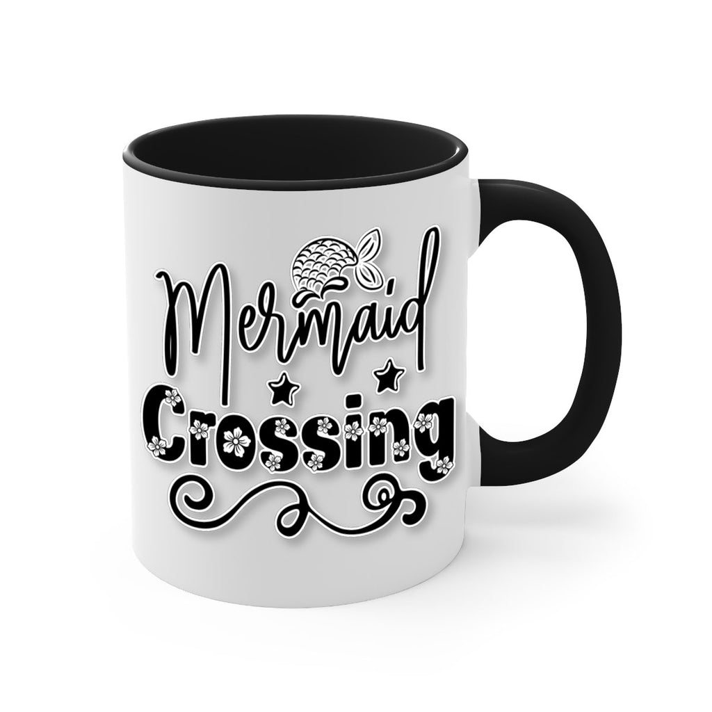 Mermaid Crossing 400#- mermaid-Mug / Coffee Cup