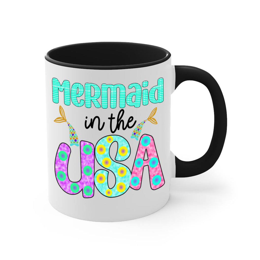 Mermaid In The Usa 421#- mermaid-Mug / Coffee Cup