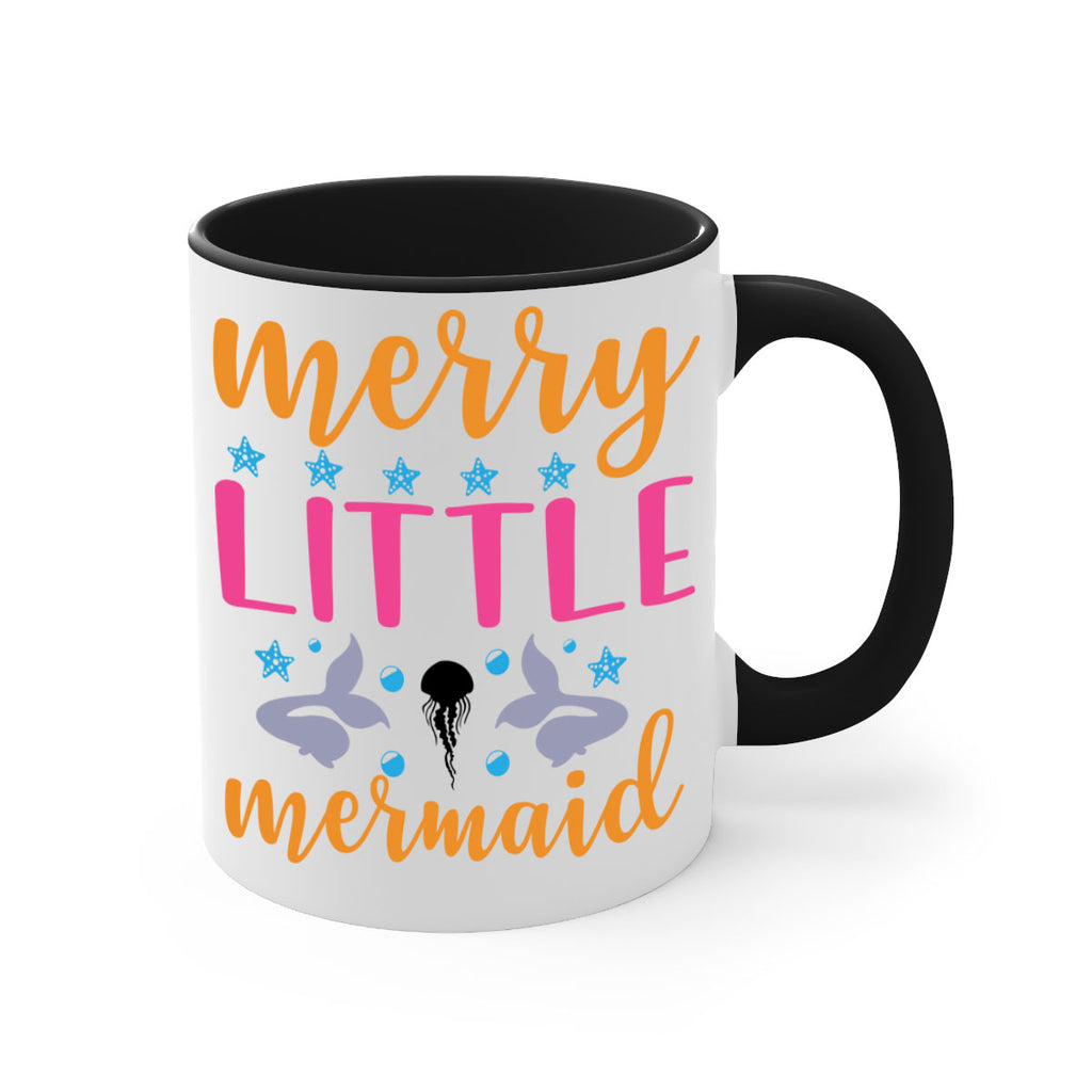 Merry Little Mermaid Design 503#- mermaid-Mug / Coffee Cup