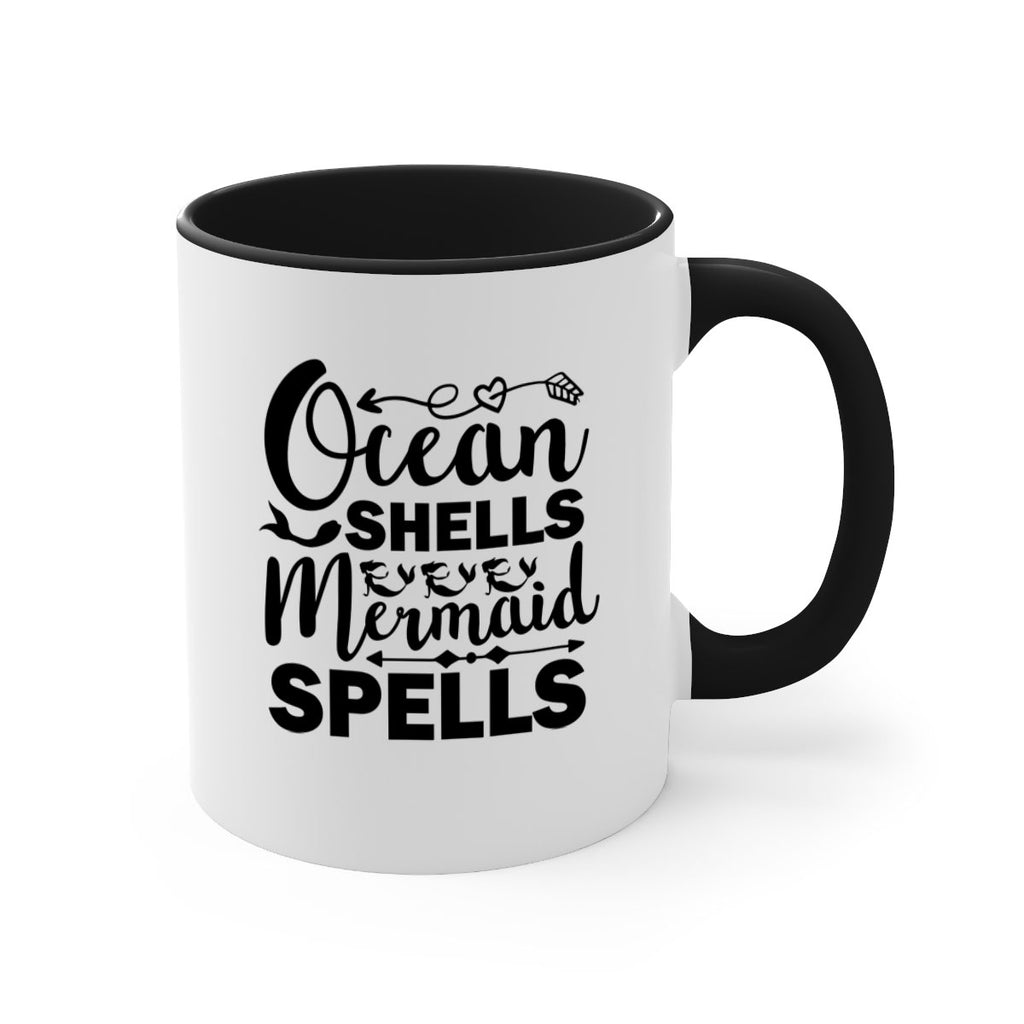 Ocean Shells Mermaid Spells 521#- mermaid-Mug / Coffee Cup