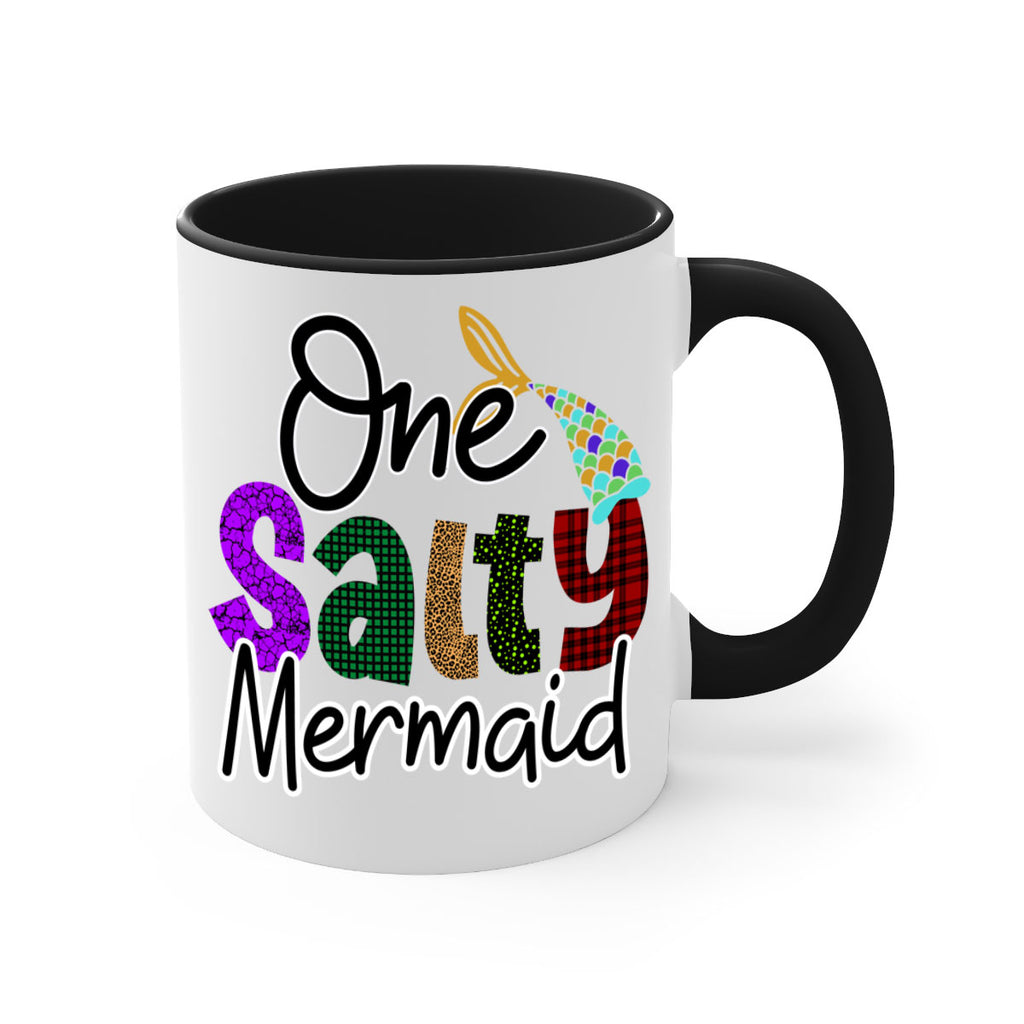 One Salty Mermaid 526#- mermaid-Mug / Coffee Cup