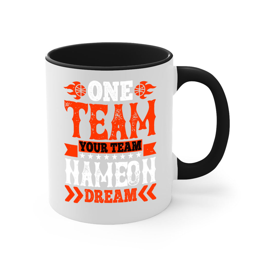 One team Your team Name on dream 1797#- basketball-Mug / Coffee Cup