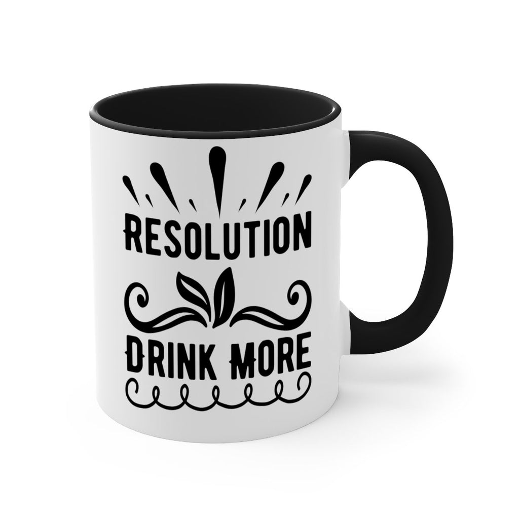 Resolution Drink More 348#- winter-Mug / Coffee Cup