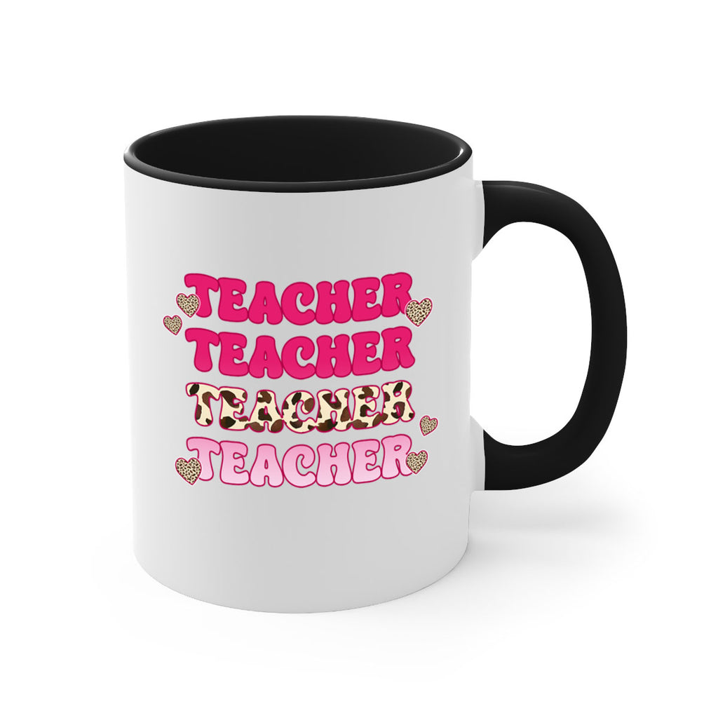Retro Teacher Valentine 10#- teacher-Mug / Coffee Cup