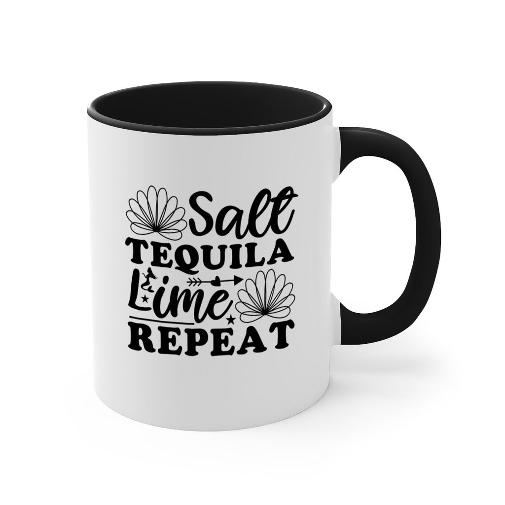 Salt Tequila Lime Repeat 557#- mermaid-Mug / Coffee Cup