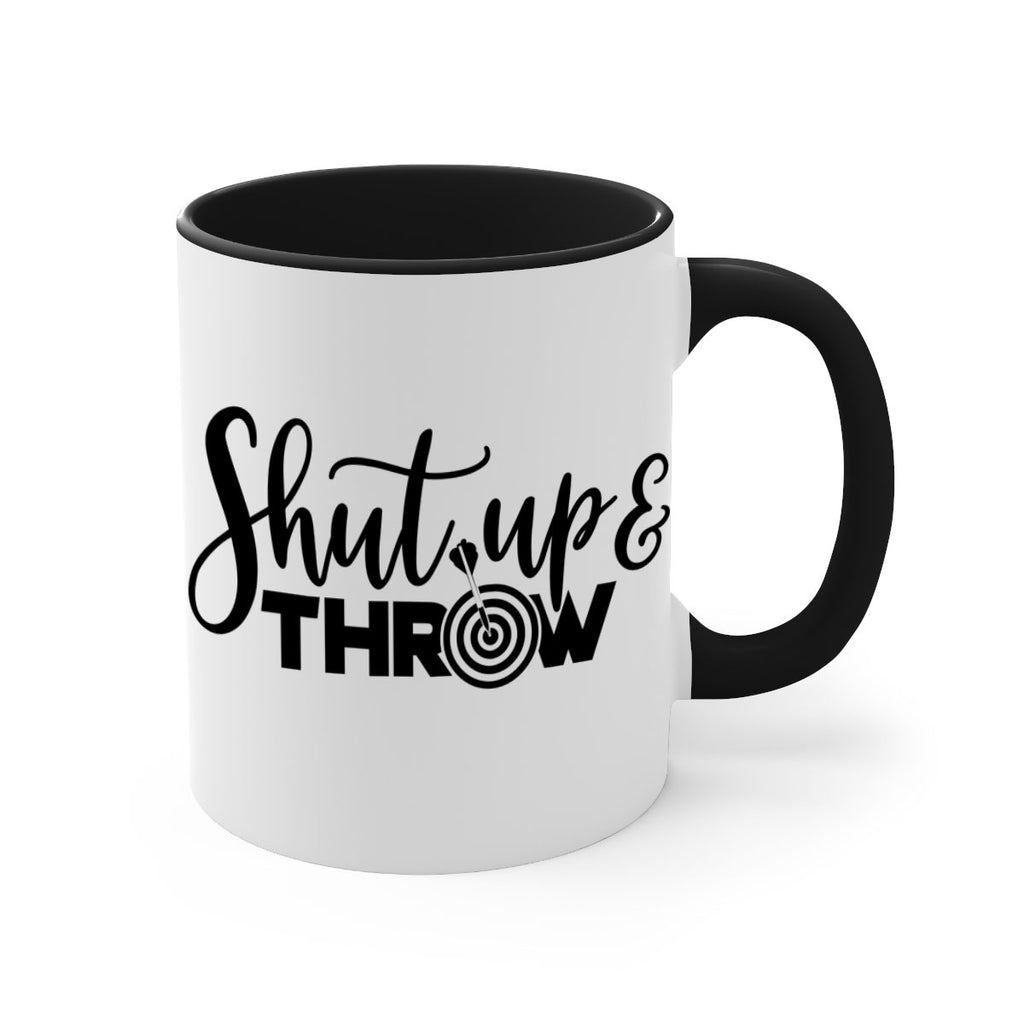 Shut up throw 541#- darts-Mug / Coffee Cup