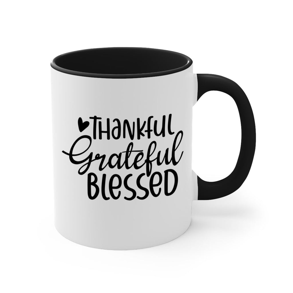 Thankful Grateful Blessed 605#- fall-Mug / Coffee Cup