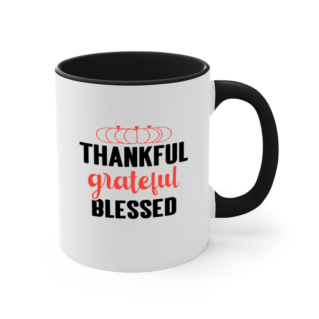 Thankful grateful blessed 603#- fall-Mug / Coffee Cup
