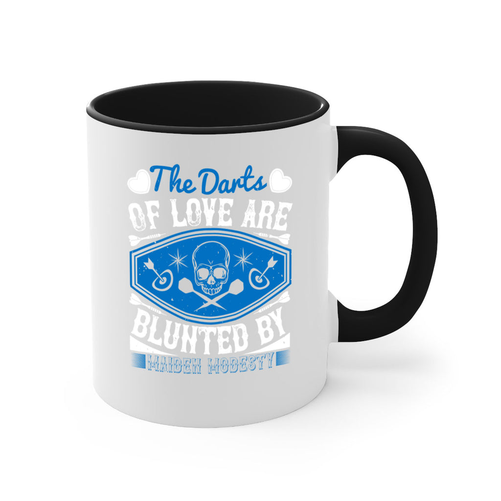 The darts of love are blunted by maiden modesty 1805#- darts-Mug / Coffee Cup