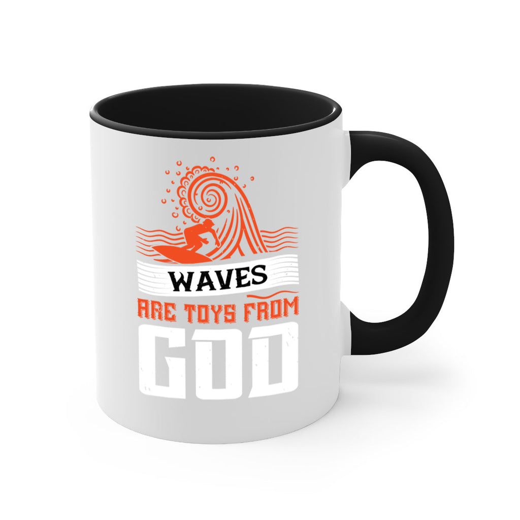 Waves are toys from God 2387#- surfing-Mug / Coffee Cup