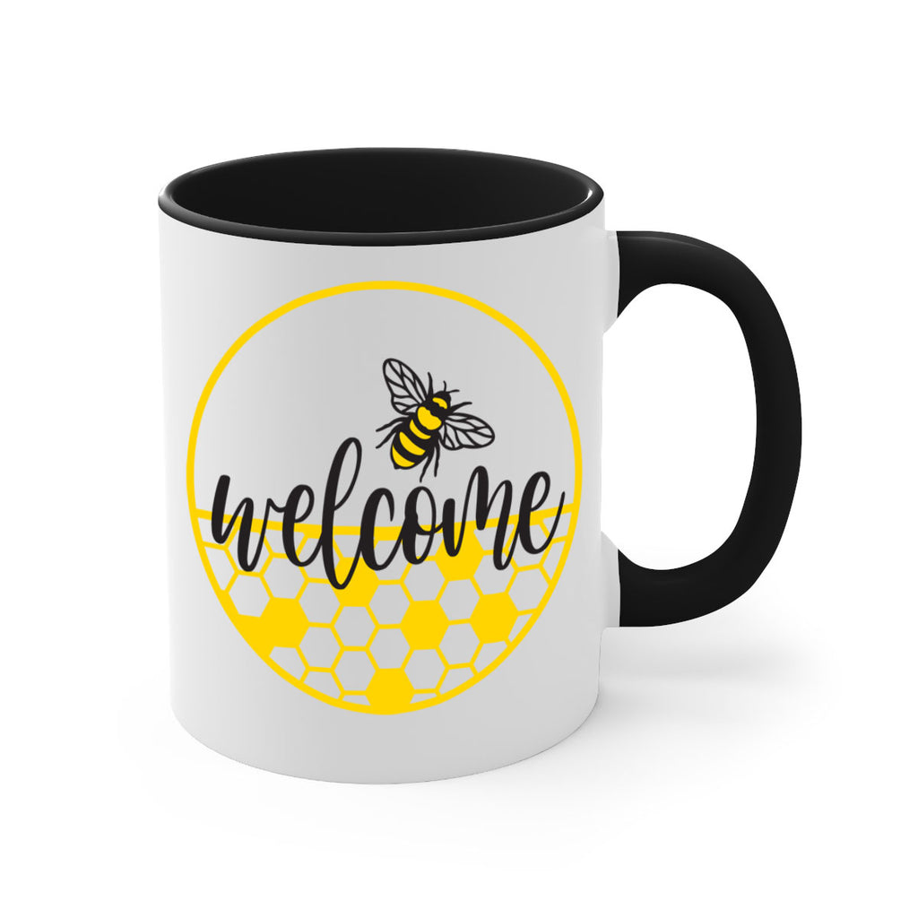 Welcome Bee and hive567#- spring-Mug / Coffee Cup
