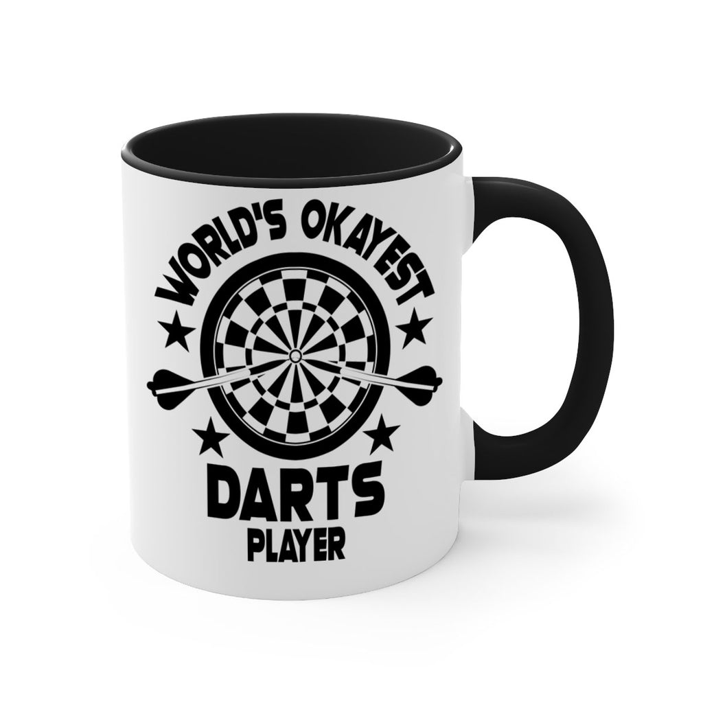 Worlds okayest Darts player 28#- darts-Mug / Coffee Cup