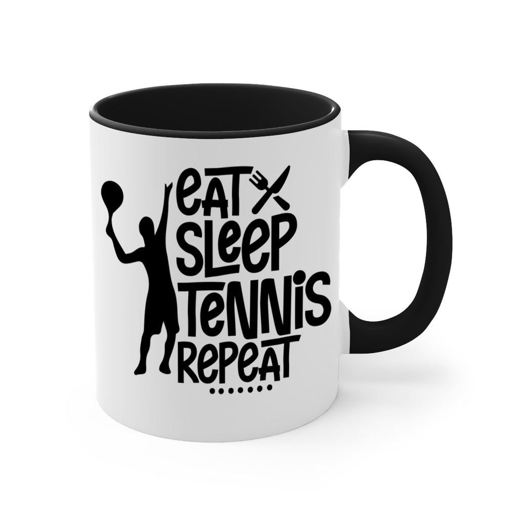eat sleep Tennis repeat 1308#- tennis-Mug / Coffee Cup