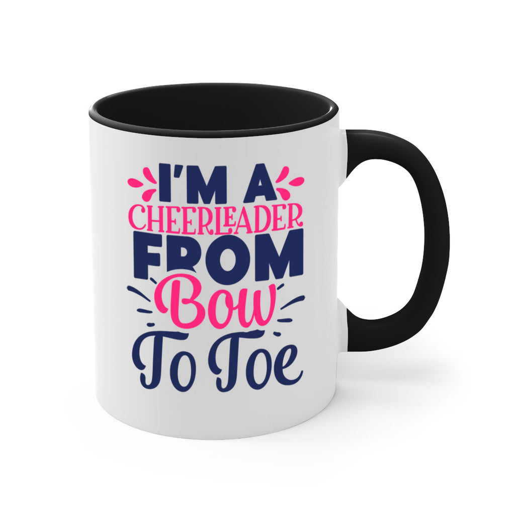 im a cheerleader bow to toe 1741#- cheer-Mug / Coffee Cup