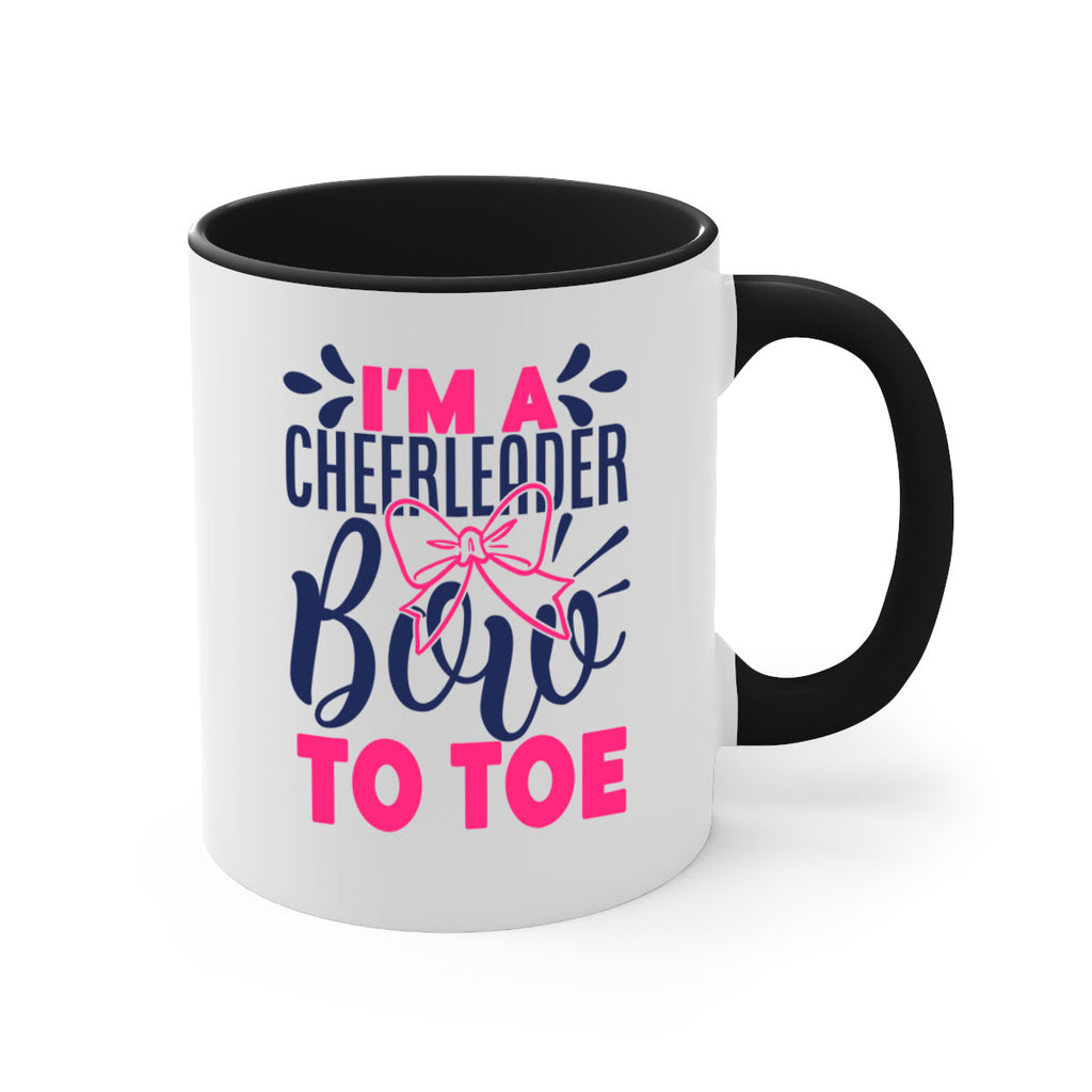im a cheerleader bow to toe 1744#- cheer-Mug / Coffee Cup