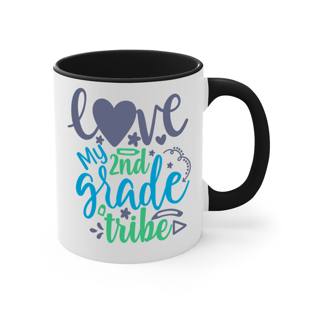 love my 2nd grade tribe 9#- second grade-Mug / Coffee Cup